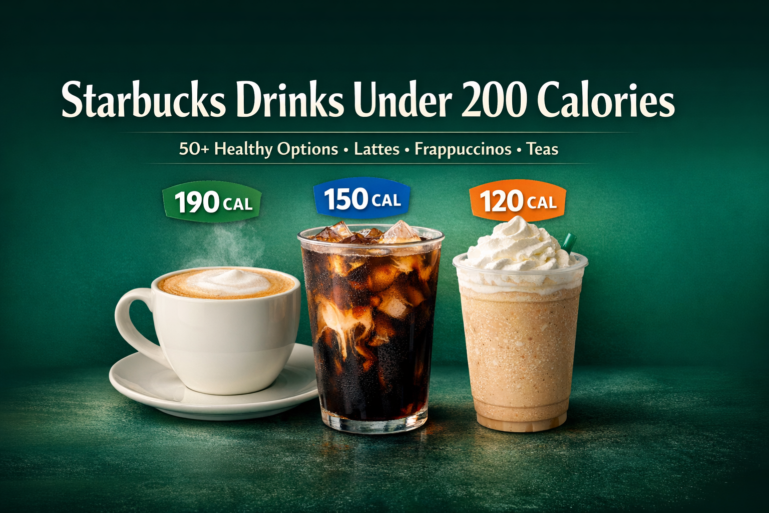 Starbucks Drinks Under 200 Calories