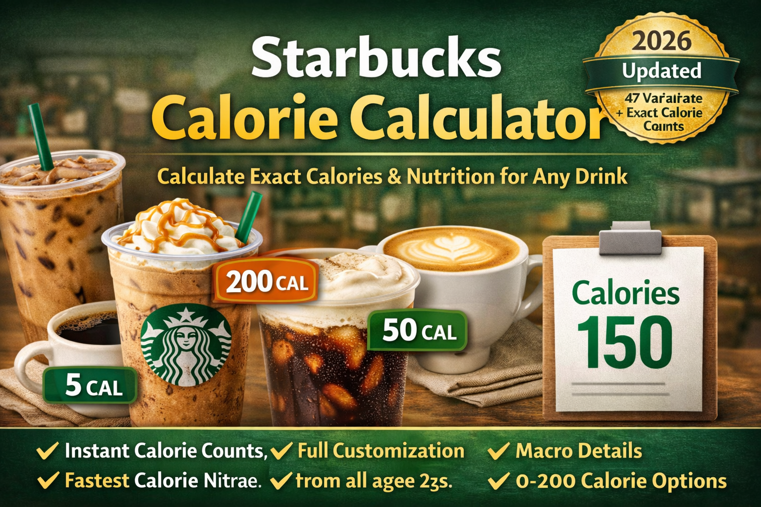 Starbucks Calorie Calculator