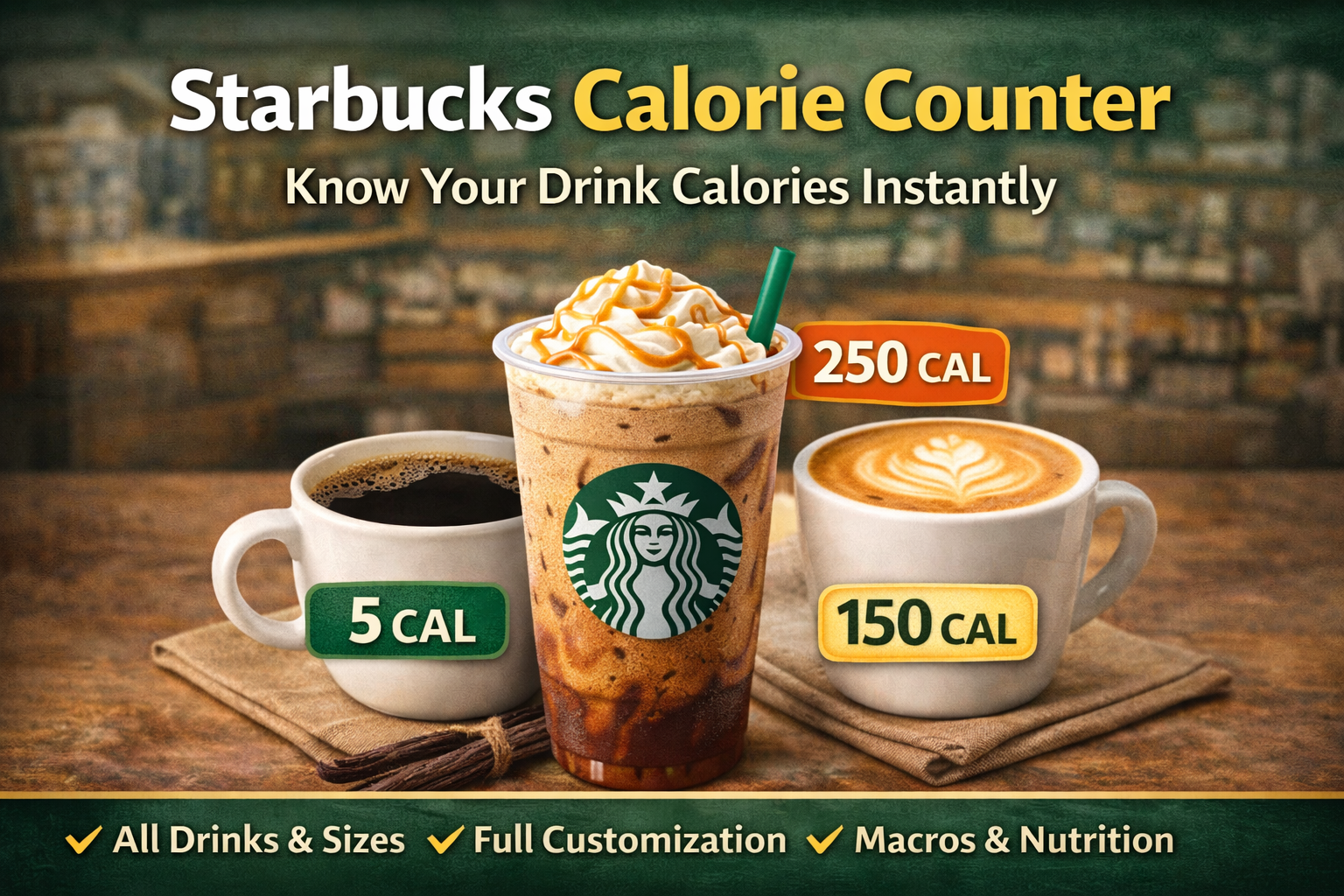 Starbucks Calorie Counter