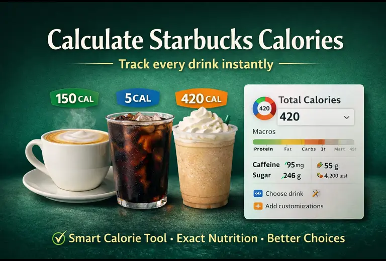 Calculate Starbucks Calories