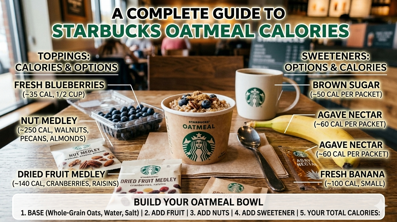 Starbucks oatmeal calories